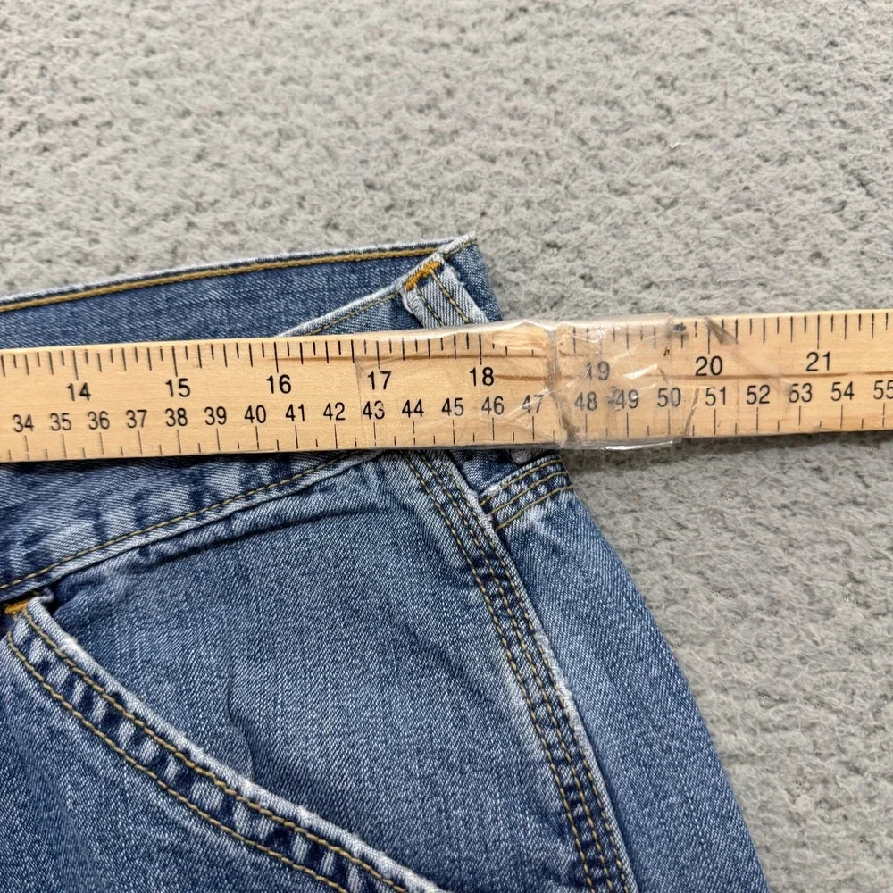Levis Carpenter Jeans Mens 36x34 Medium Wash Blue Loose Fit Utility Workwear Y2K